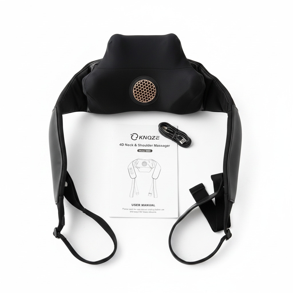 KNOZE 4D Neck and Shoulder Massager (Cordless, Model: KNB1)