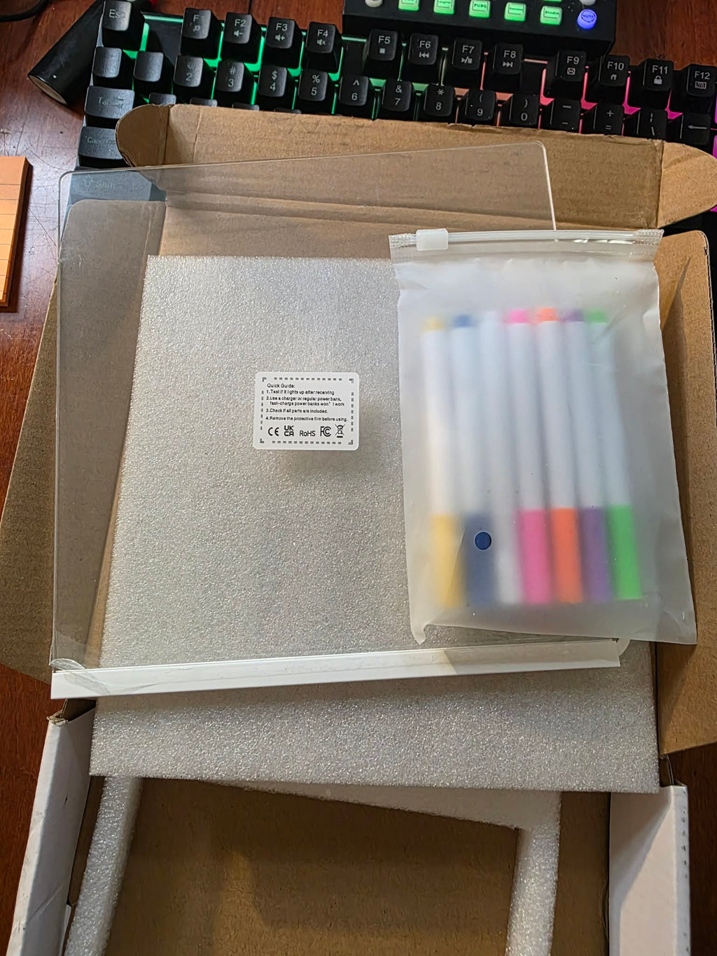 LED Light-Up Drawing Board with Erasable Markers – Kids Art & Tracing Tablet