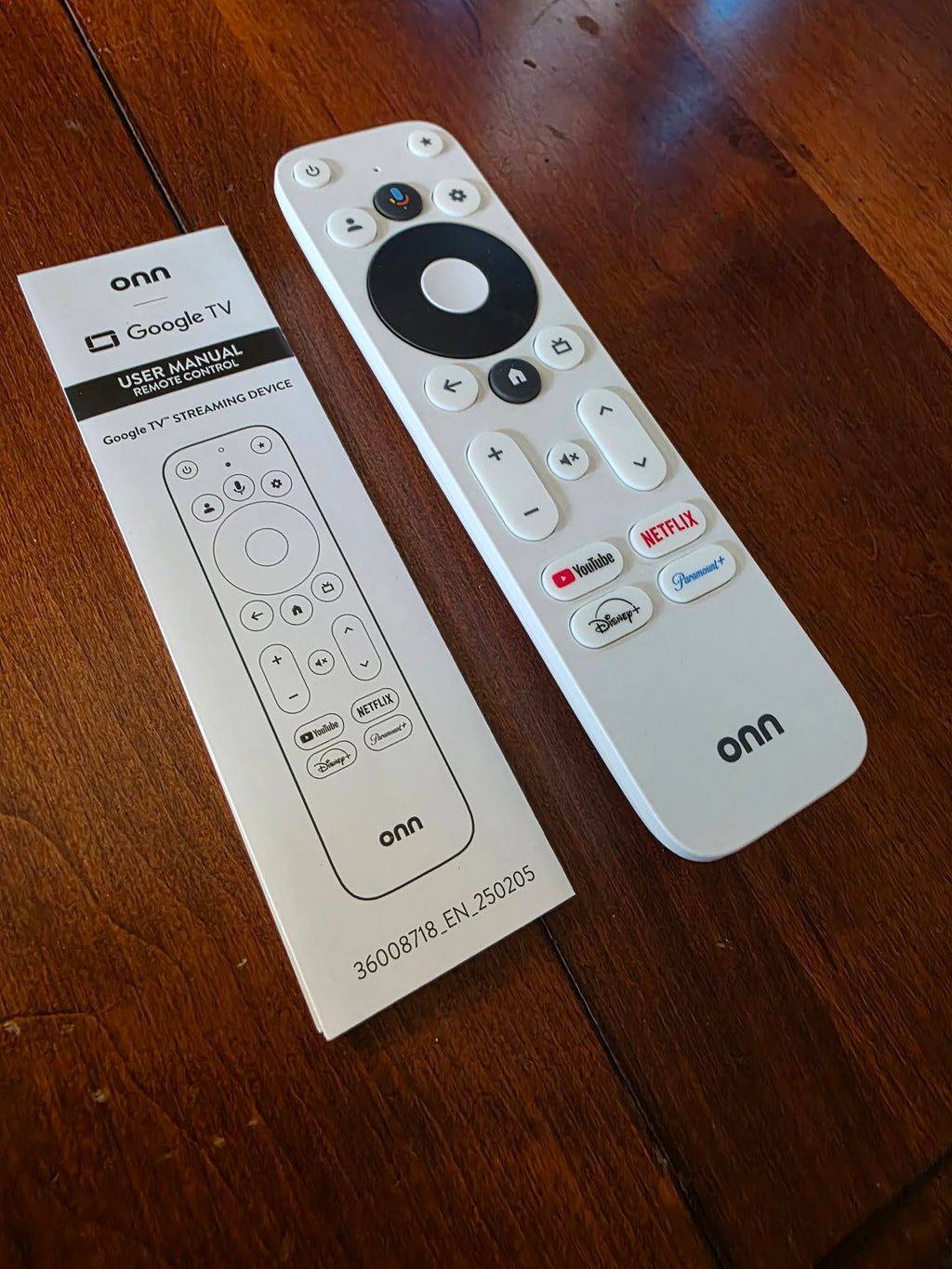 onn. Google TV Voice Remote Control