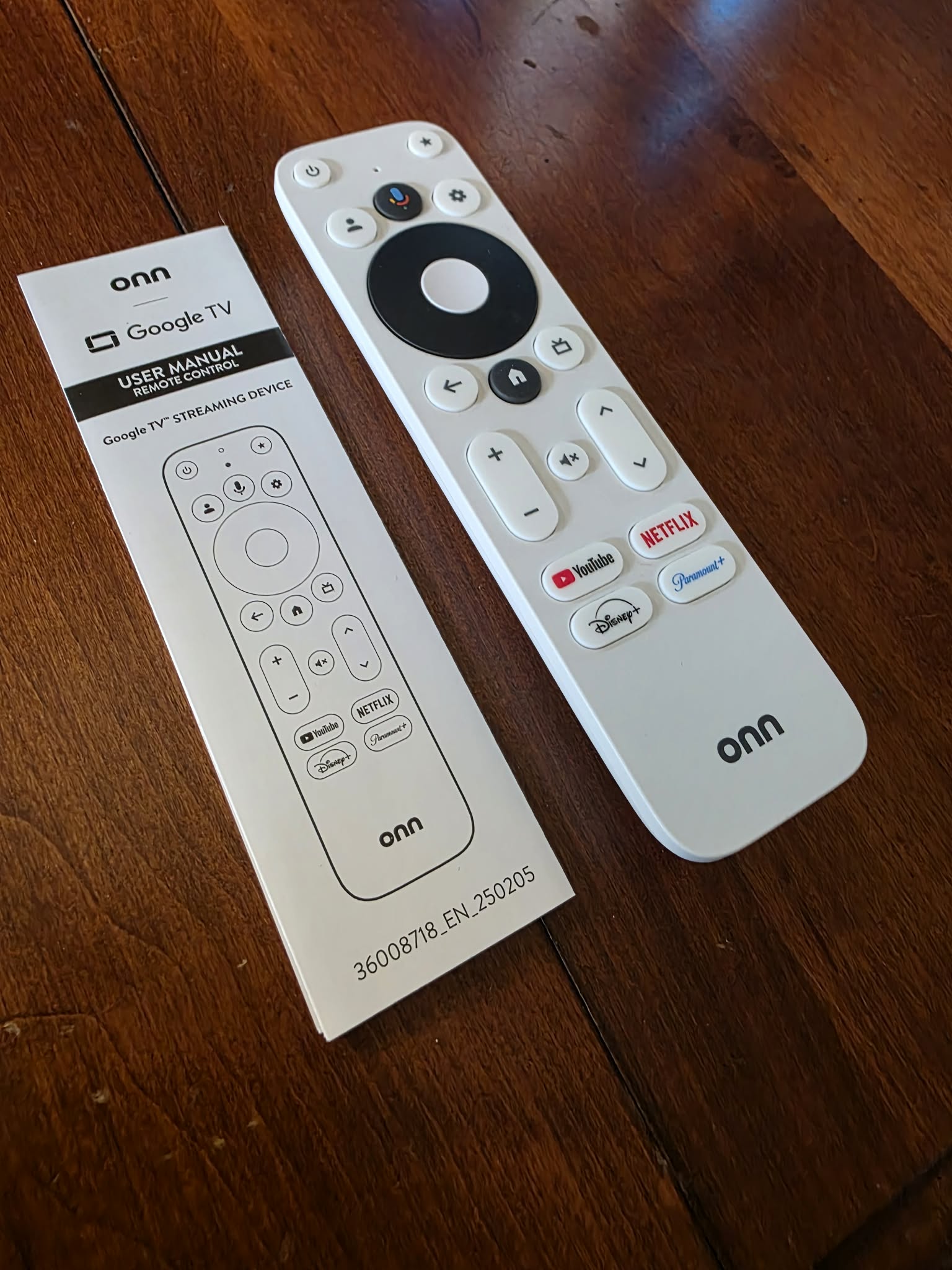 onn. Google TV Voice Remote Control