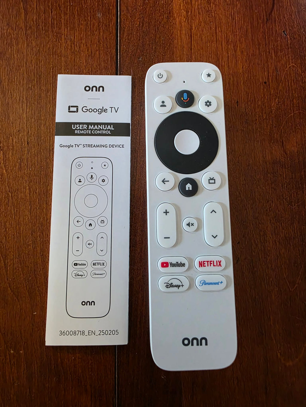 onn. Google TV Voice Remote Control