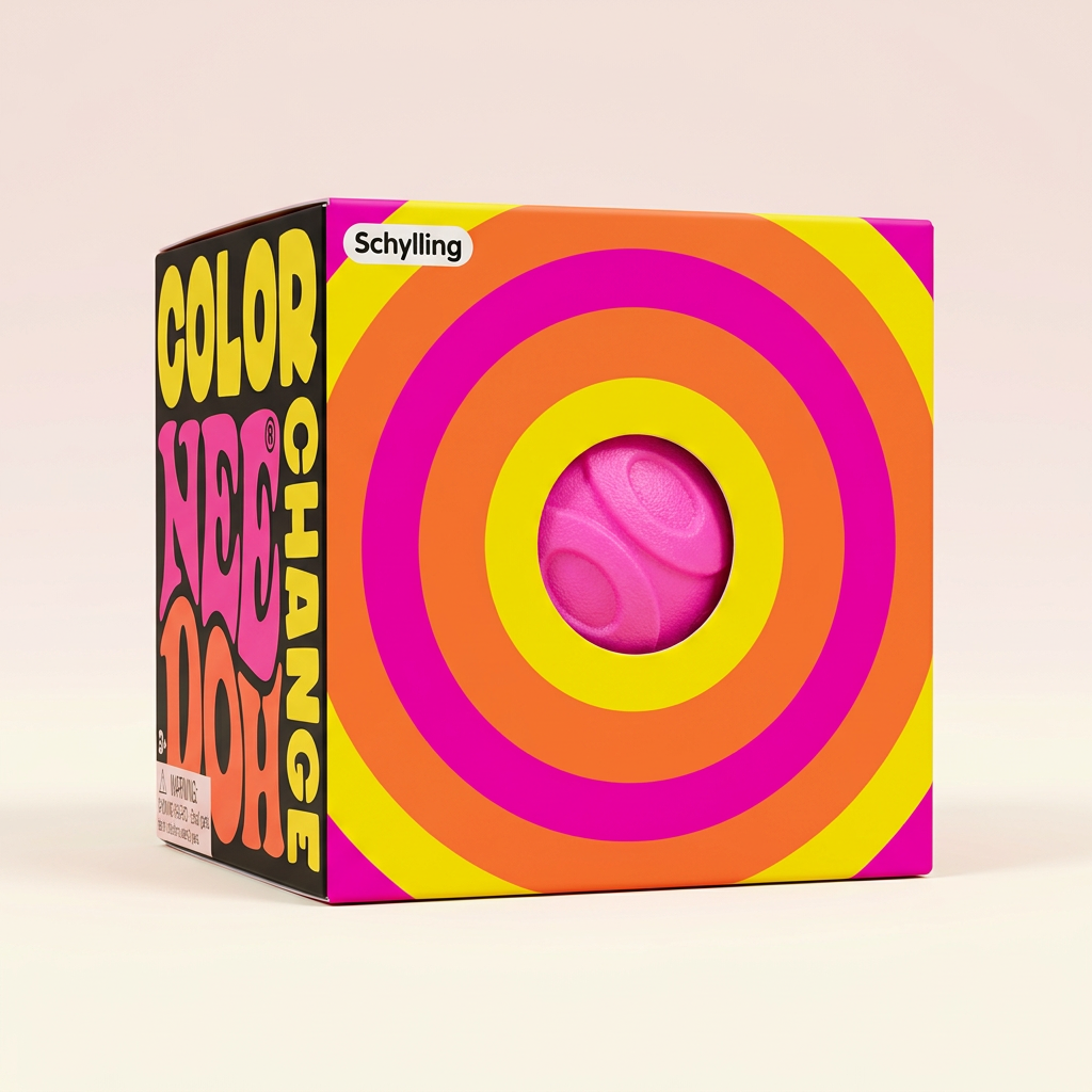 Color Change NeeDoh (Pink) The Groovy Glob Collection by Schylling