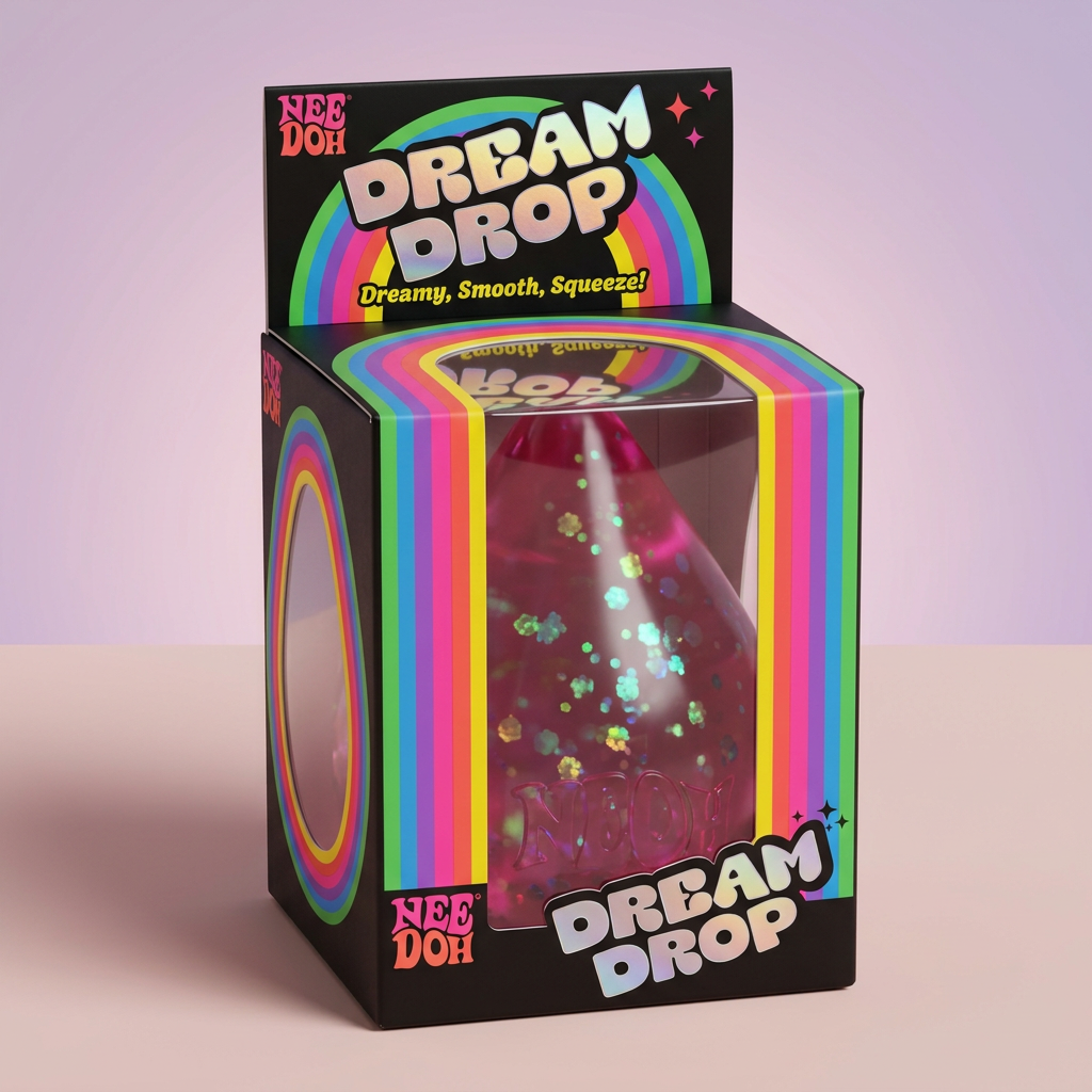 NeeDoh Dream Drop (Pink) The Groovy Glob Collection by Schylling