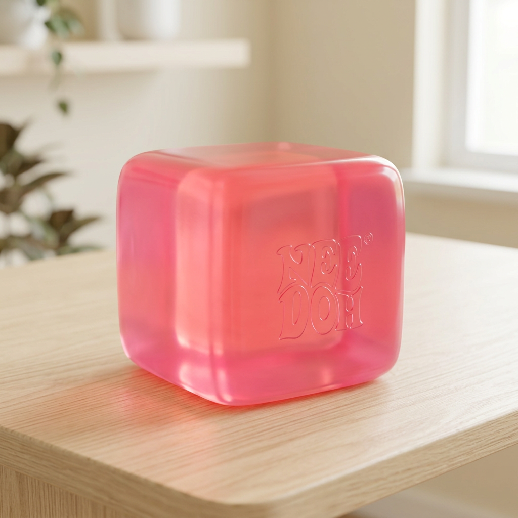 NeeDoh Nice Cube (Pink) The Groovy Glob Collection by Schylling – C&L ...