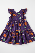 Poroka Ruffle Sleeve Halloween Dress