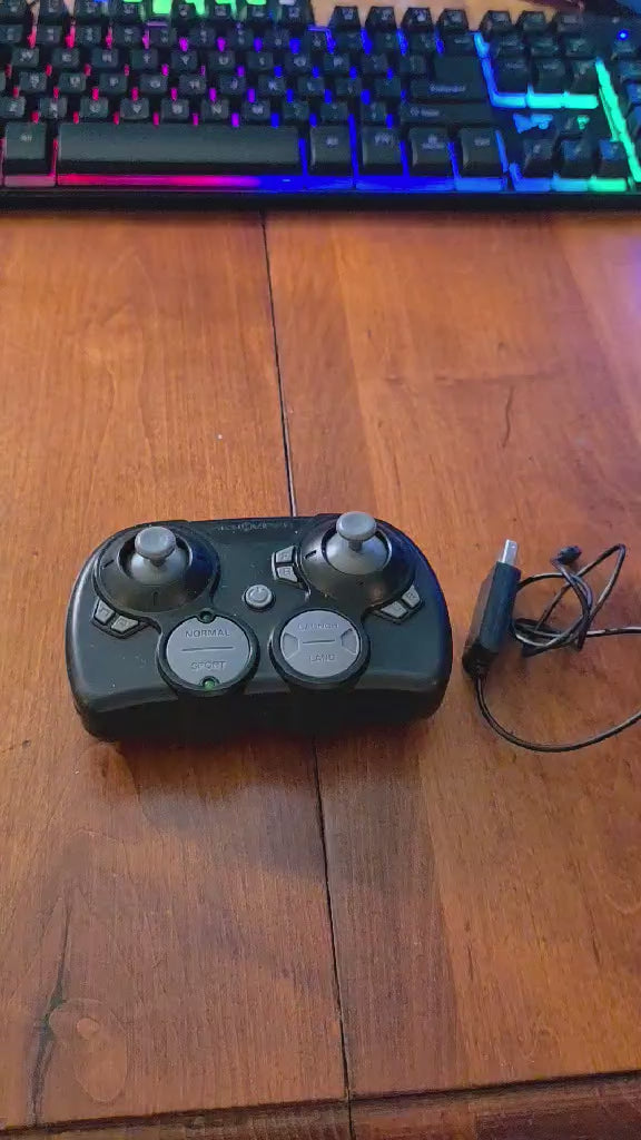 Drone Bundle: RC Helicopter-Style Drone + Remote Controller (2-Piece Set)
