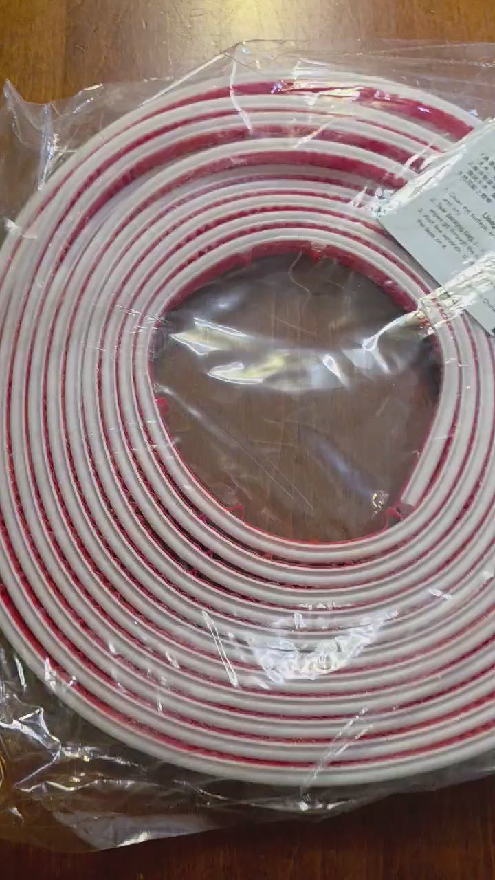 Self-Adhesive Weather Stripping Seal Strip (White)