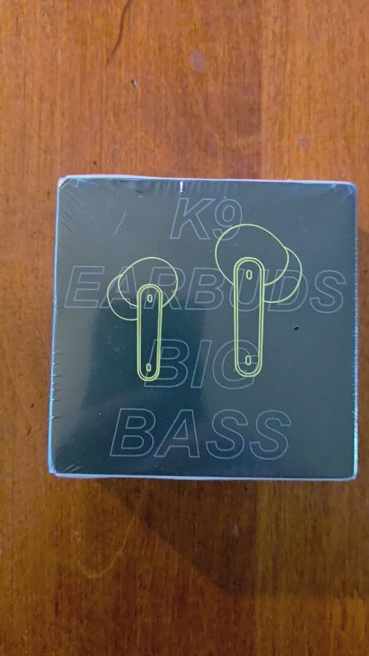 "K9 True Wireless Bluetooth Earbuds - Big Bass"