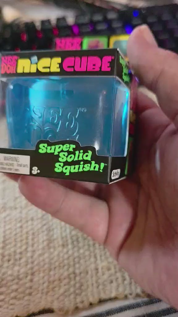 NeeDoh Nice Cube (Blue) The Groovy Glob Collection by Schylling