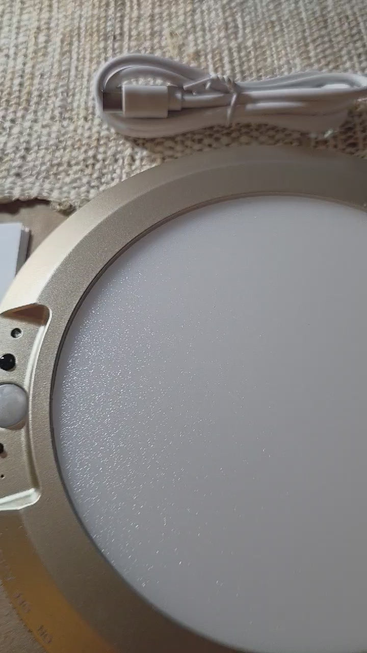 Koopala Ultra-Thin Motion Sensor LED Ceiling Light (10,000mAh, Gold)