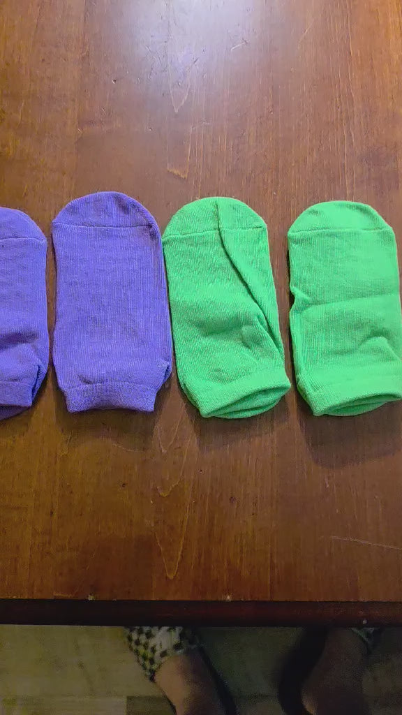 The "Sure-Step" Non-Slip Grip Socks (2-Pack)