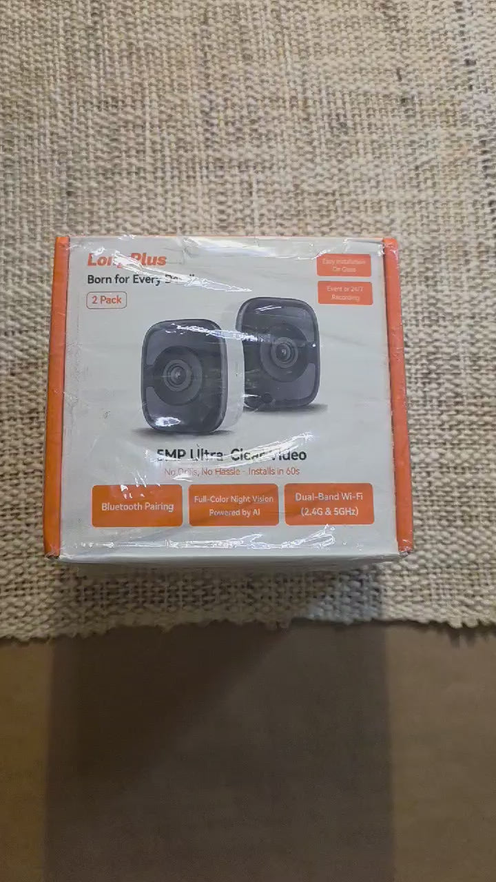 LongPlus 5MP Security Window Camera (2-Pack)