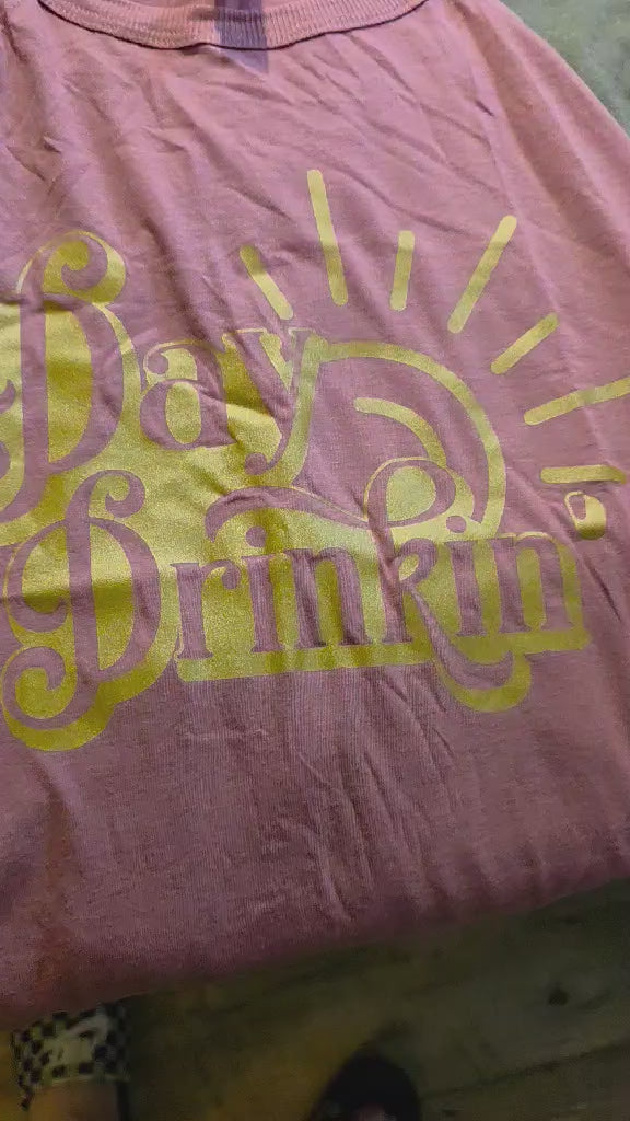 The "Day Drinkin'" Sun Graphic Tank