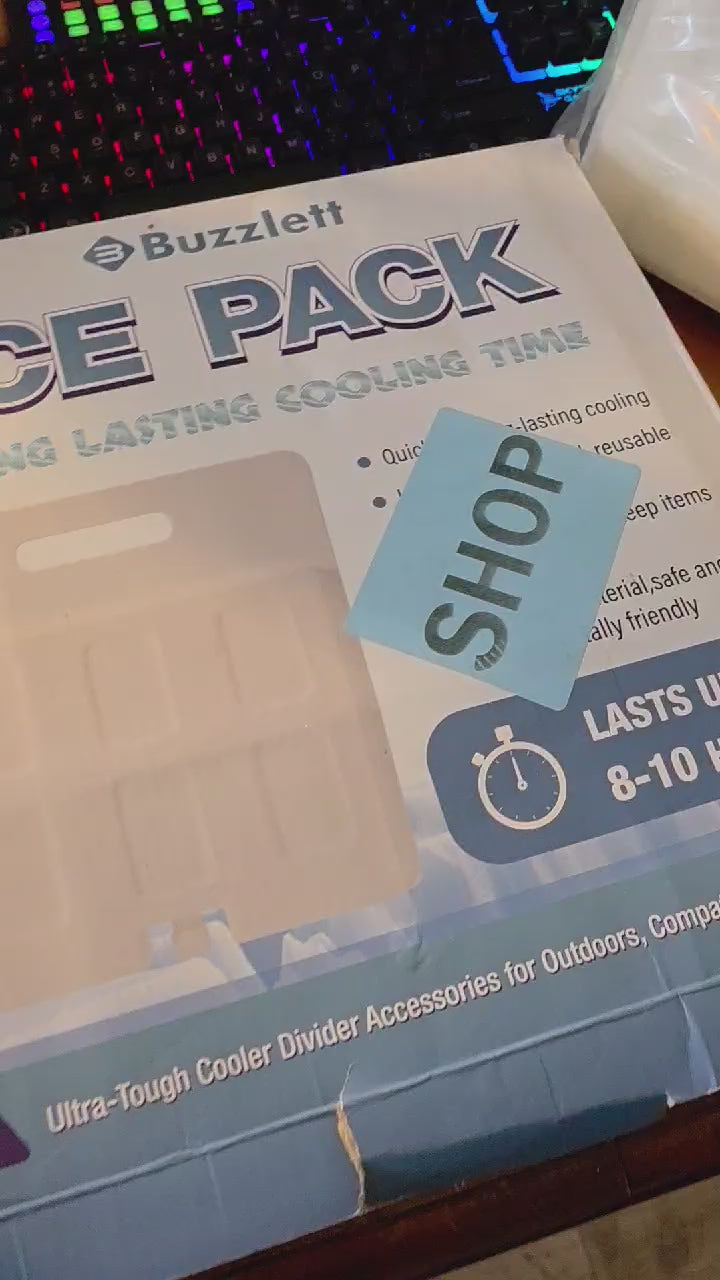 Buzzlett Reusable Long-Lasting Ice Pack