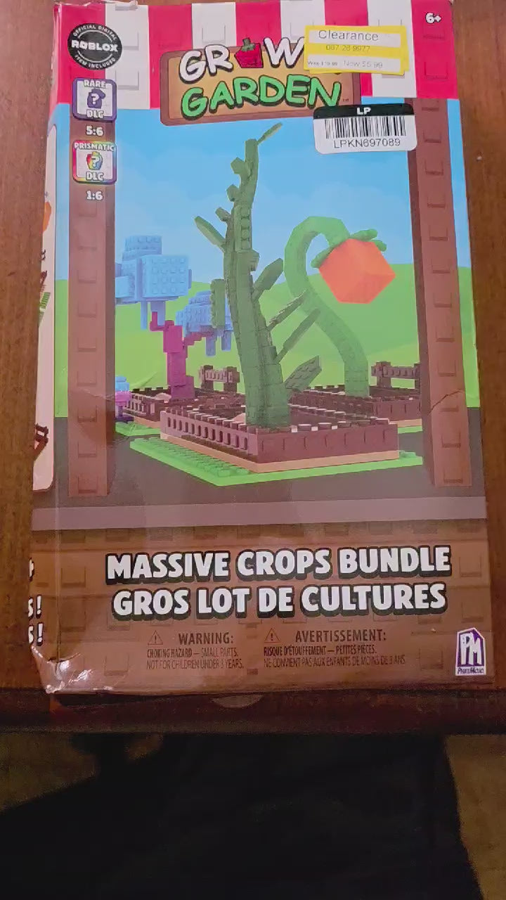 Roblox Grow A Garden: Massive Crops Bundle Mystery Building Set (Includes Virtual Item Code)