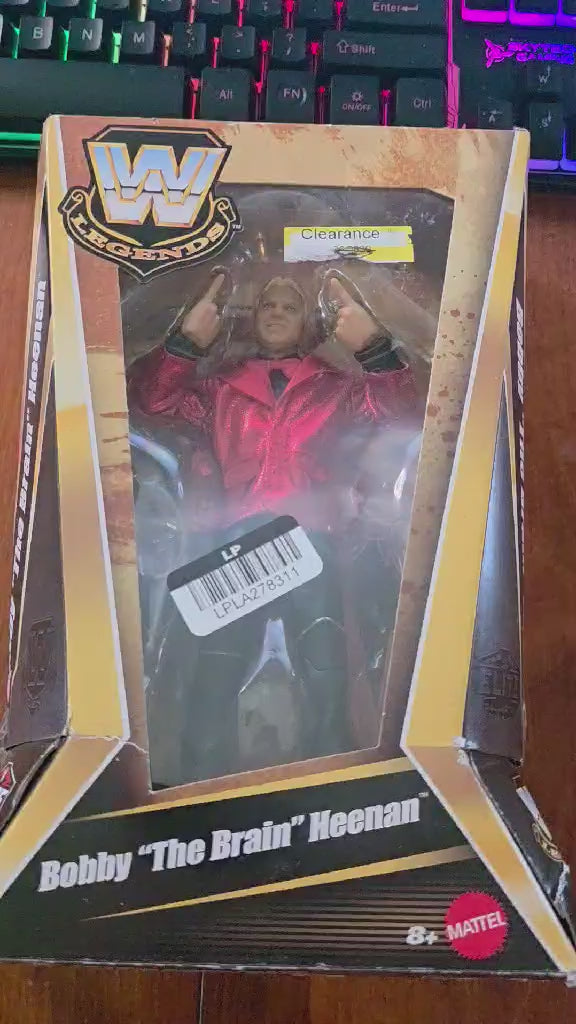 Add a WWE icon to your collection—Bobby “The Brain” Heenan is ready to shine!