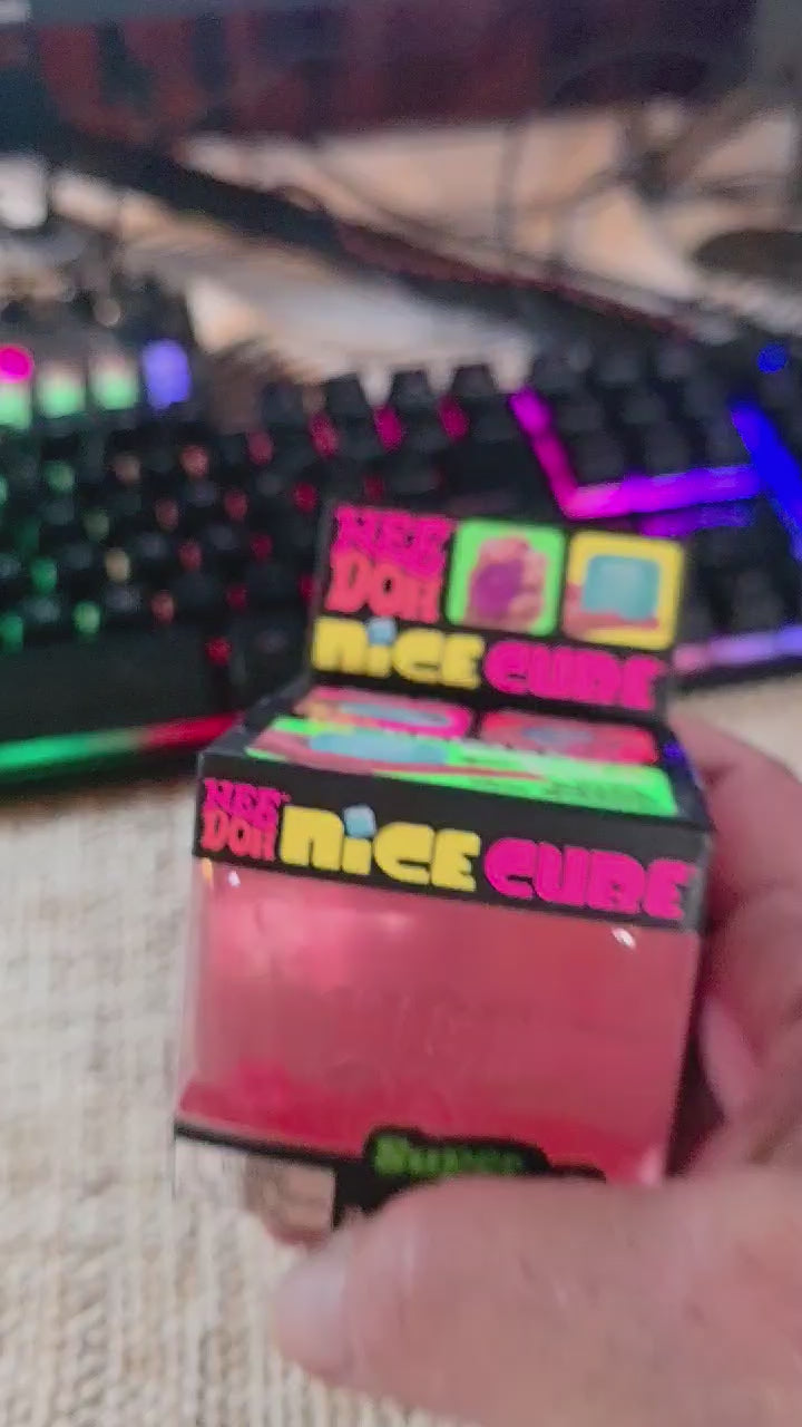 NeeDoh Nice Cube (Pink) The Groovy Glob Collection by Schylling – C&L ...