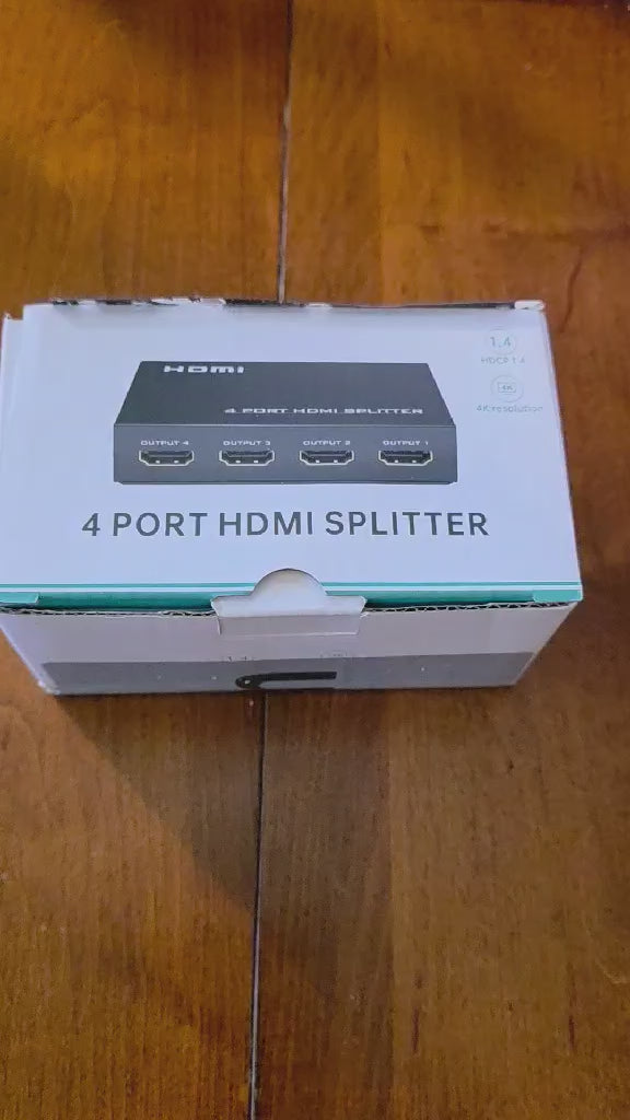 4-Port HDMI 1.4 Splitter