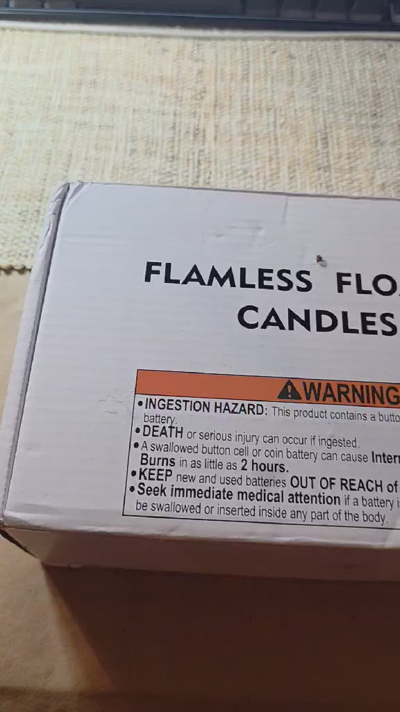 Homemory Flameless Floating Candles (12-Pack)