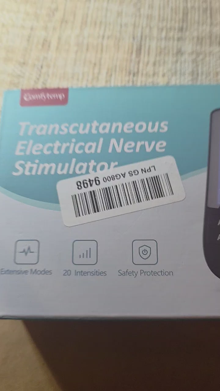 Comfytemp Dual Channel TENS & EMS Unit - Rechargeable Muscle Stimulator for Pain Relief