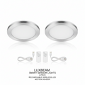 Rechargeable LED Motion Sensor Ceiling Light – 2 Lights + 2 Remote Controls Included