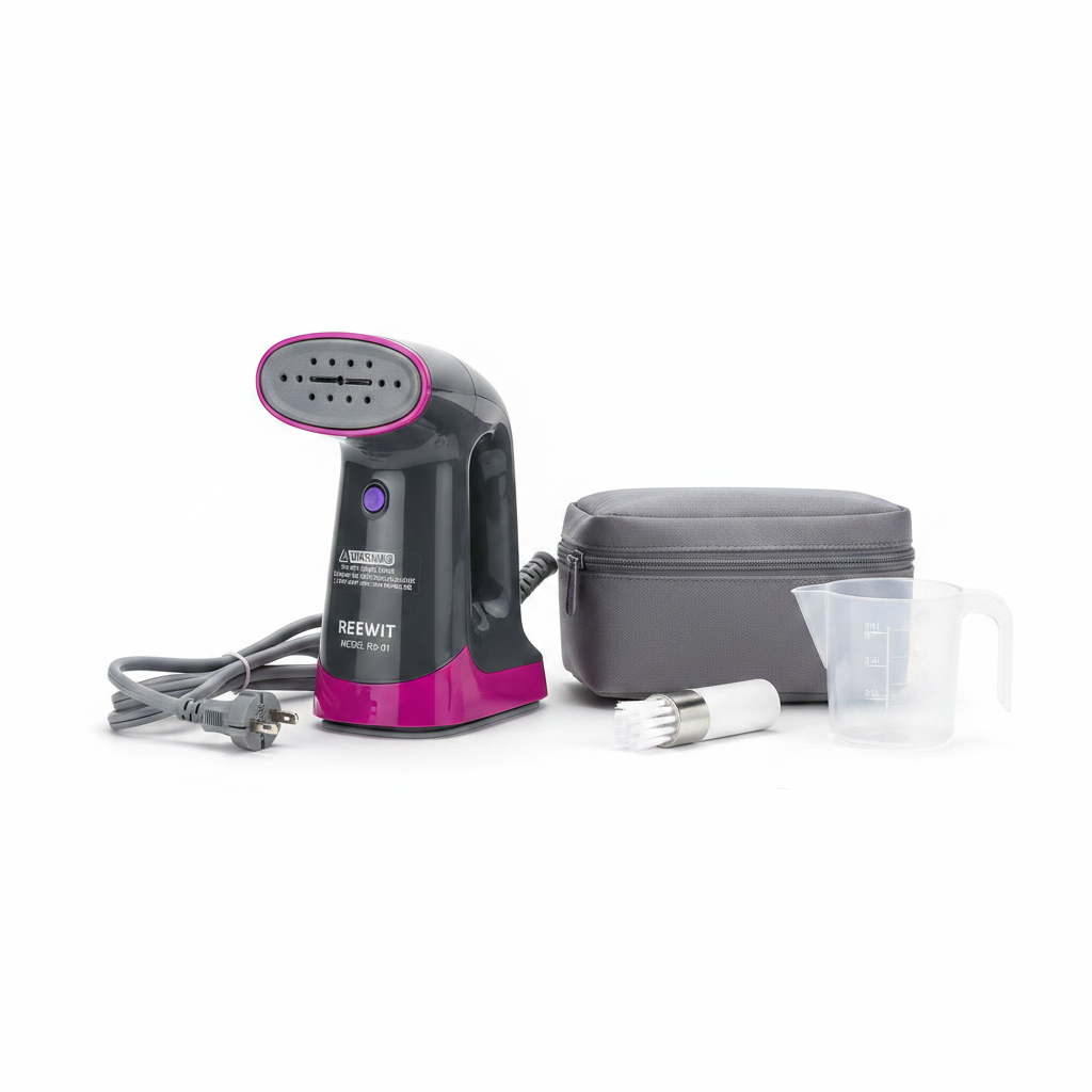 Reewit 1200W Portable Travel Steamer Iron - 2-in-1 Handheld Garment Steamer