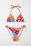 The "Retro Bloom" O-Ring Bikini Set