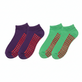 The "Sure-Step" Non-Slip Grip Socks (2-Pack)