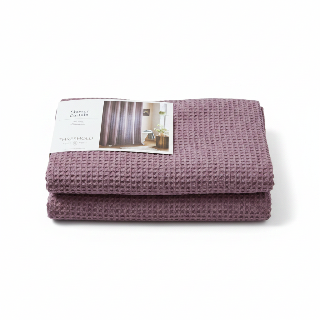 Threshold Waffle Weave Shower Curtain