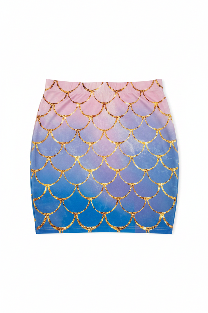 The "Under the Sea" Ombre Mermaid Skirt
