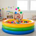 Vibrant Multi-Color Play Balls with Reusable Mesh Storage Bag